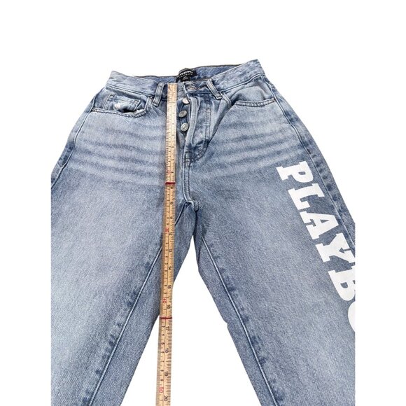 Playboy By PacSun Light Wash Womens Jeans Size 23 100% Cotton Denim Machine Wash - Picture 10 of 12